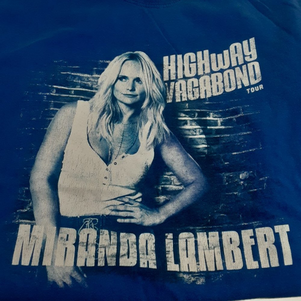 Miranda Lambert Highway Vagabond 2017 Tour Unisex Port and Co. T Shirt in Size L